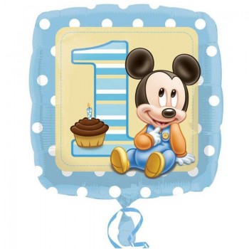 Palloncino 18" mylar Baby Mickey 1°Compleanno